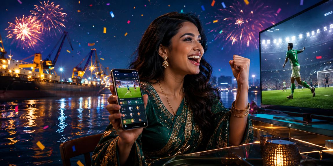 খুলনায় মোবাইলে স্পোর্টস বেটিং ও পেমেন্ট করছেন একজন ব্যবহারকারী