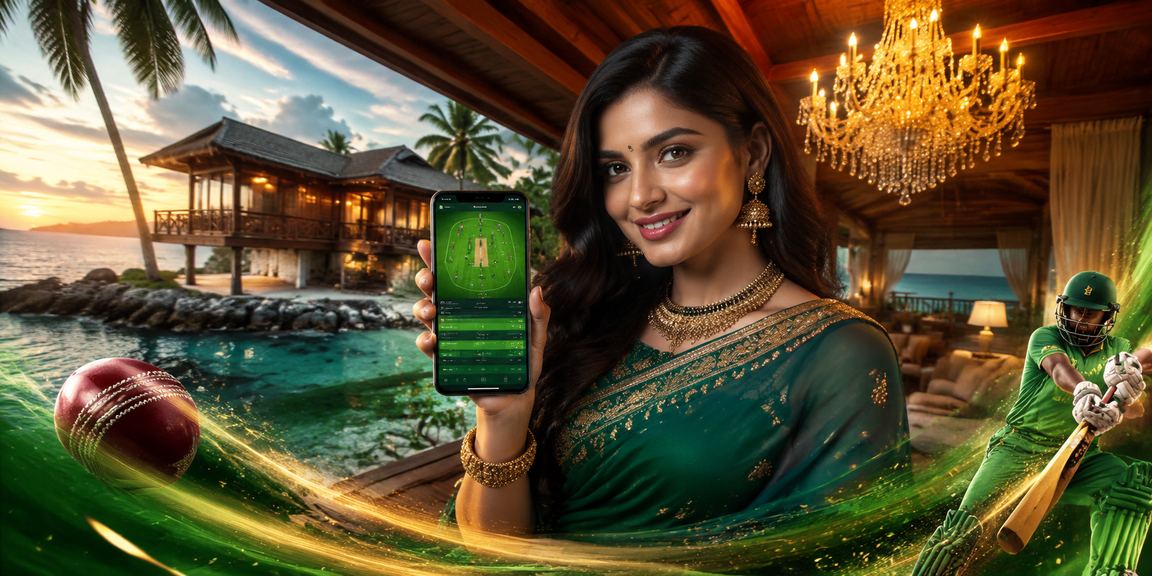 সেন্ট মার্টিন দ্বীপের তীরে বসে ff66 - এ ক্রিকেট বেটিং উপভোগ করছেন একজন খেলোয়াড়